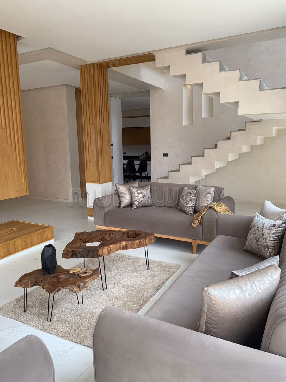 Location villa de luxe à Route de Tahanaout. 5 grandes pièces. Bien meublé