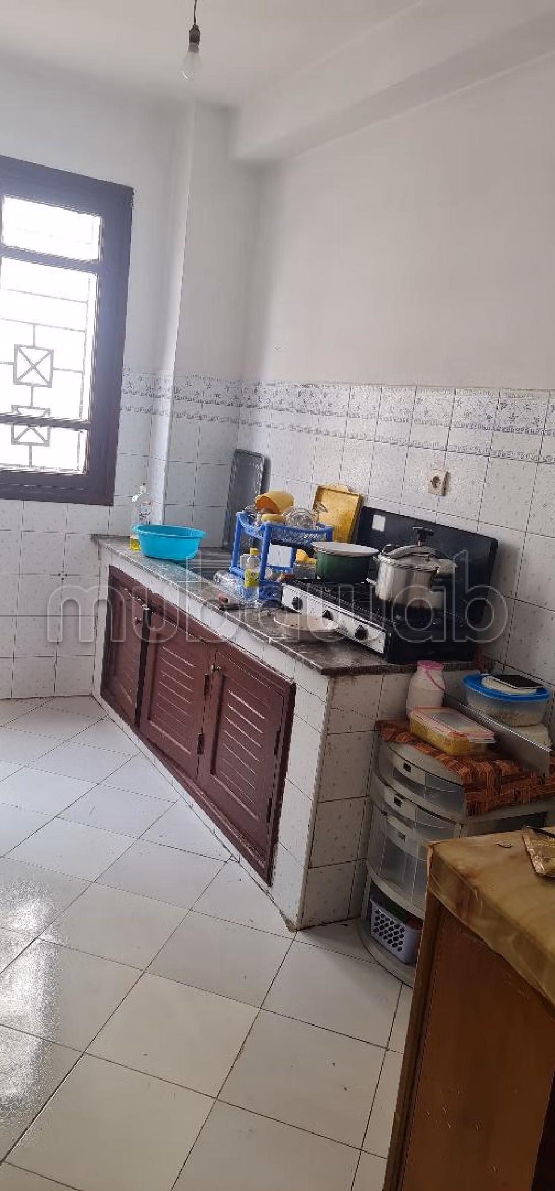 Appartementen te koop in Oulfa. 3 Ruimtes. woonkamer met Marokkaanse inrichting. 