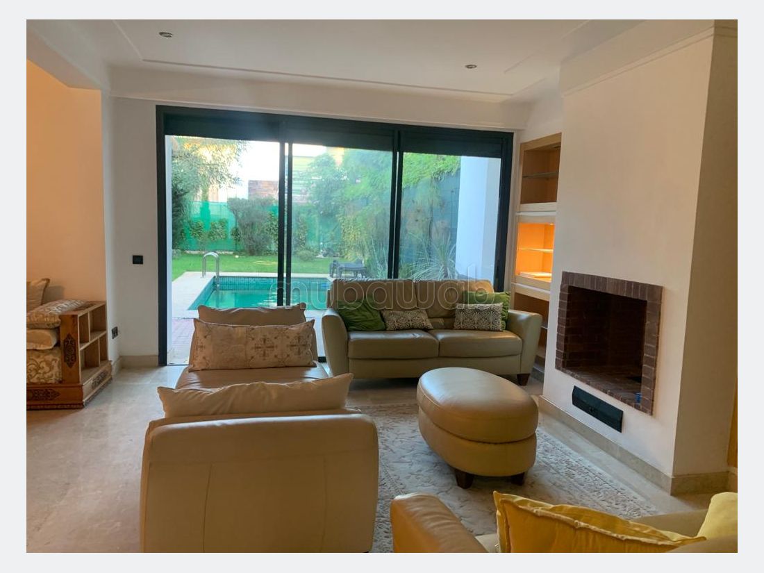 A vendre villa 350m2 Palmeraie Bouskoura Mubawab