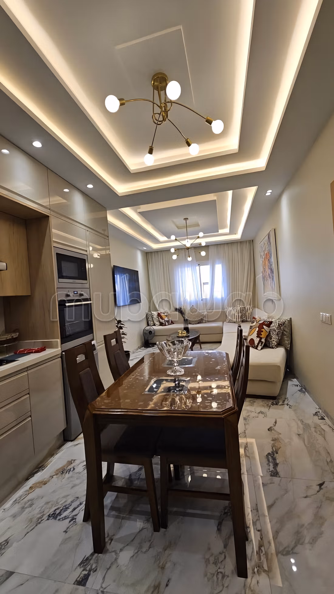 Appartamento da affittare a Borj. 2 locali spaziosi. Servizio di concierge e piscina