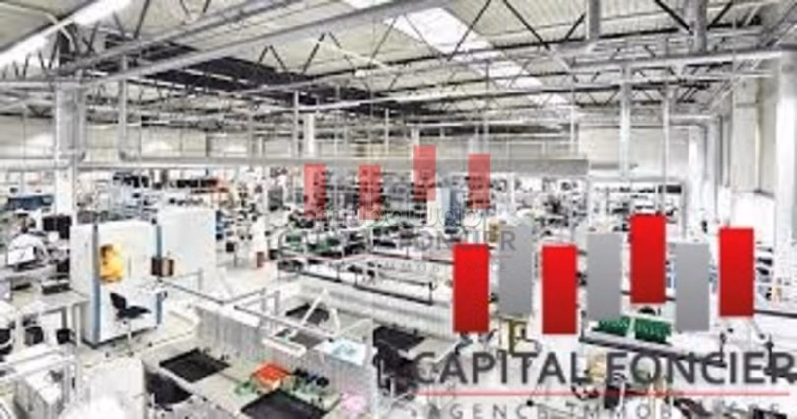 Offices & shops to rent in Zone Industrielle. Large area 6600 m². 