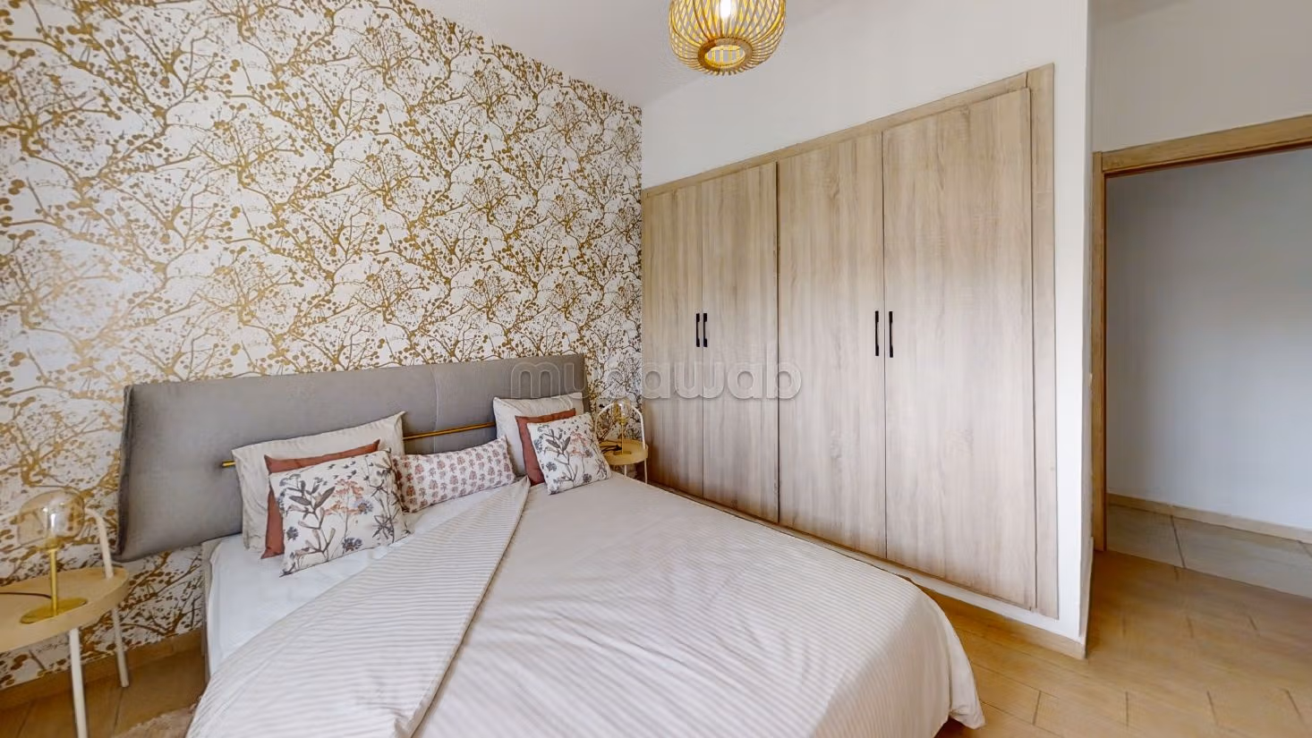 Find an apartment to buy in Massira 2. Surface area 58 m². Traditional living room, Secured residence. 