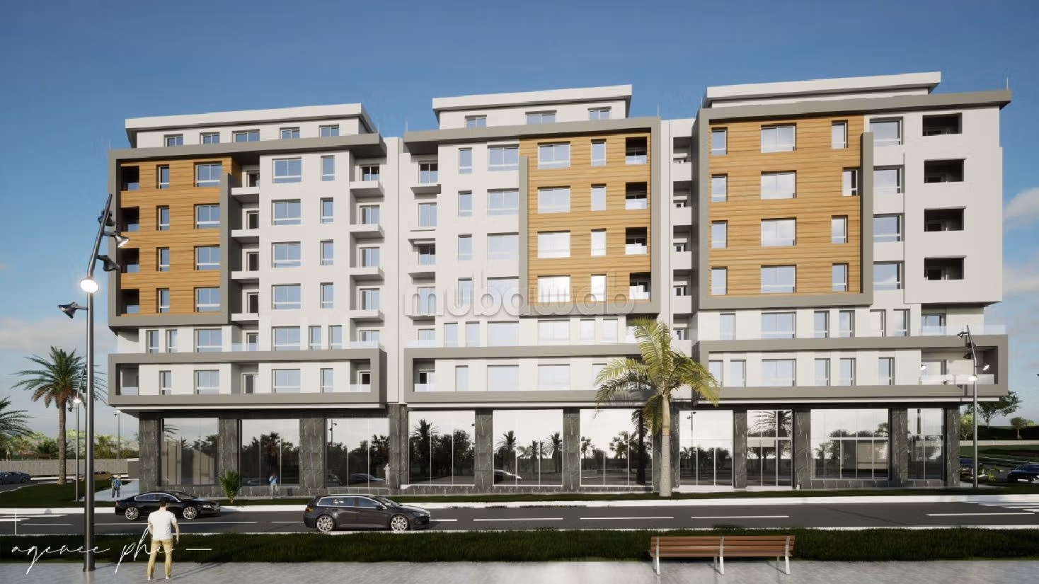 Sale of a lovely apartment in Marjane. Dimension 89 m². Green areas and lift. 