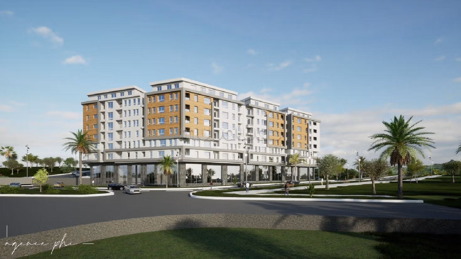 Apartment for sale in Marjane. Area 64 m². With lift and green area. 
