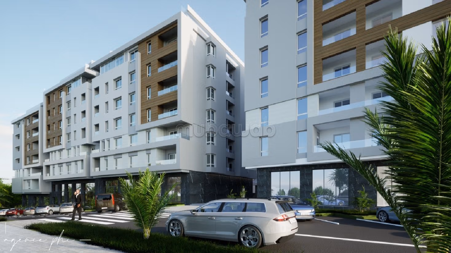 Apartment for sale in Marjane. Area 64 m². With lift and green area. 