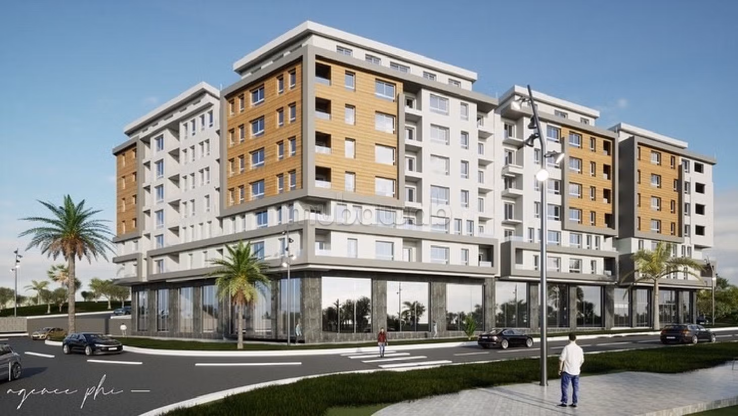 Apartment for sale in Marjane. Area 64 m². With lift and green area. 