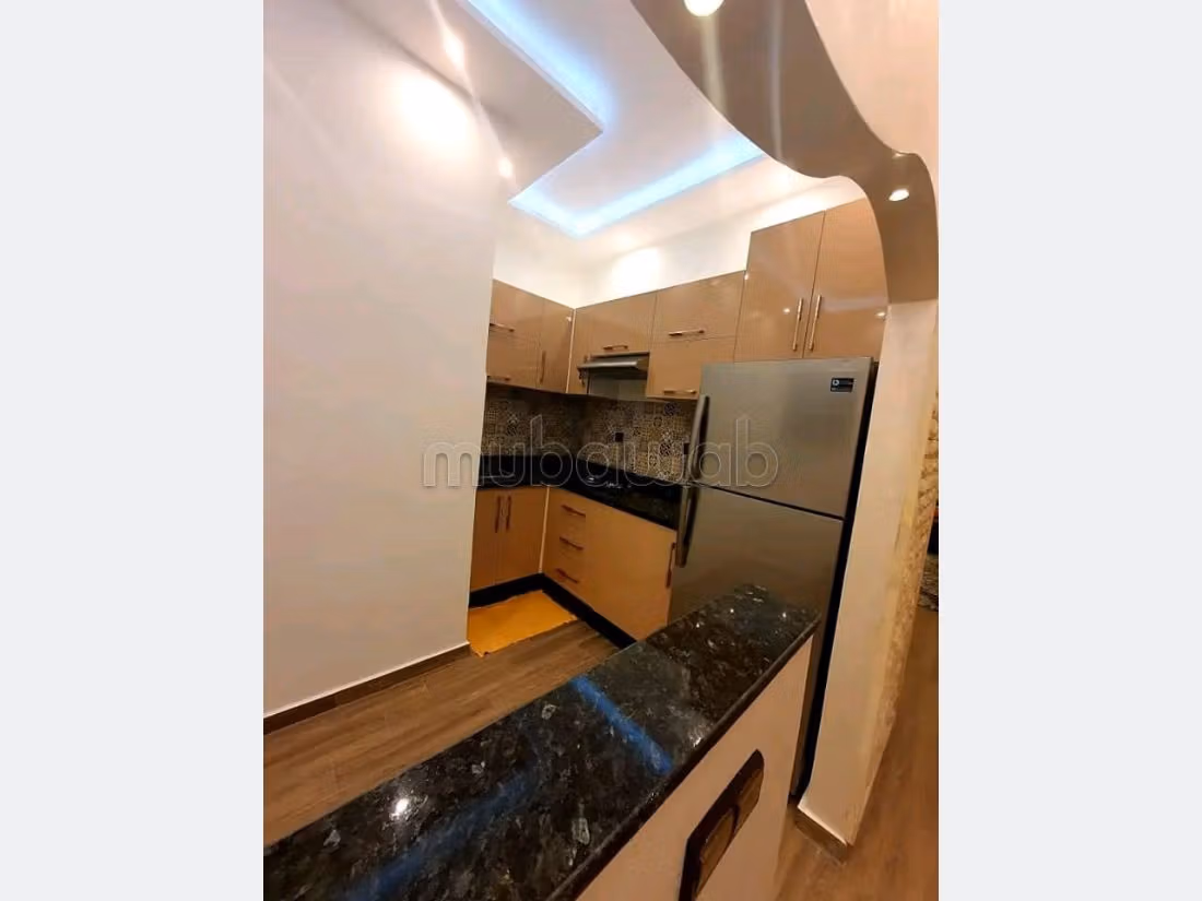 Location saisonnière à Place Orson Welles. Superficie 62 m². Environnement calme avec vue sur la montagne, porte blindée. 