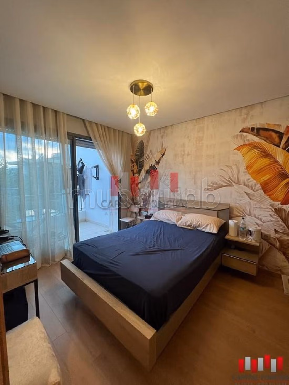 Magnifique appartement 3 chambres / vide /bouskoura