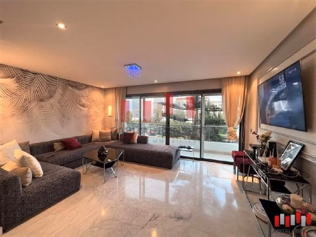 Magnifique appartement 3 chambres / vide /bouskoura