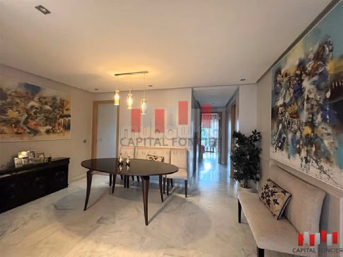 Magnifique appartement 3 chambres / vide /bouskoura