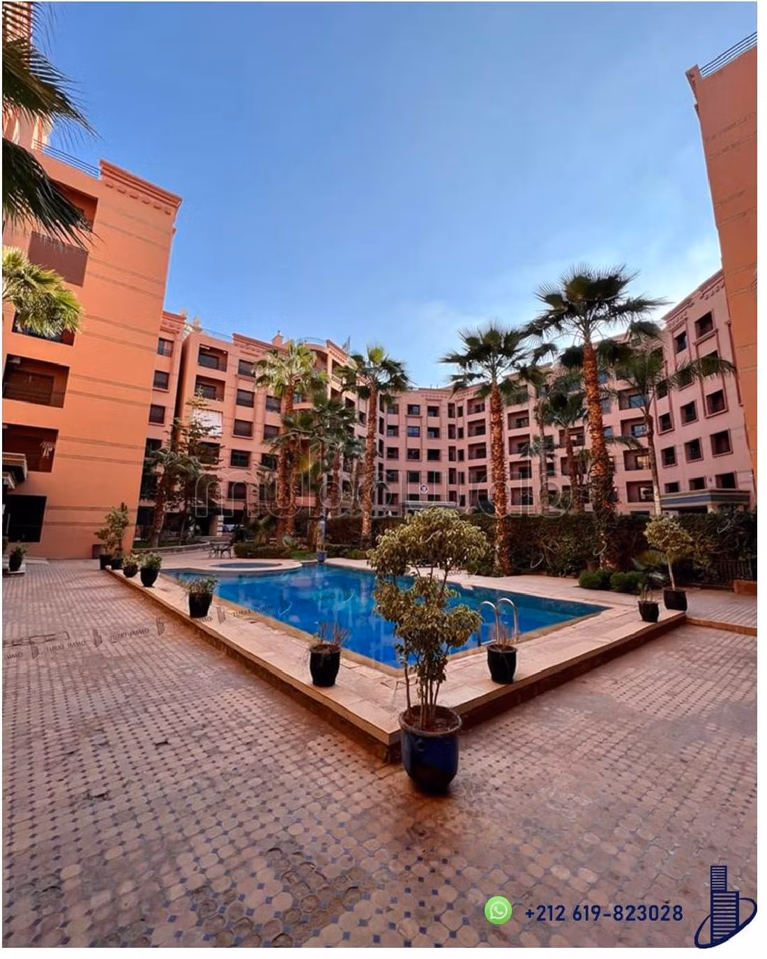 Appartement chambre salon à Marrakech