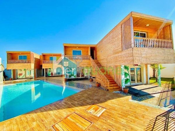 Projet 8 Chalet en bois pieds dans l'eau à kélibia