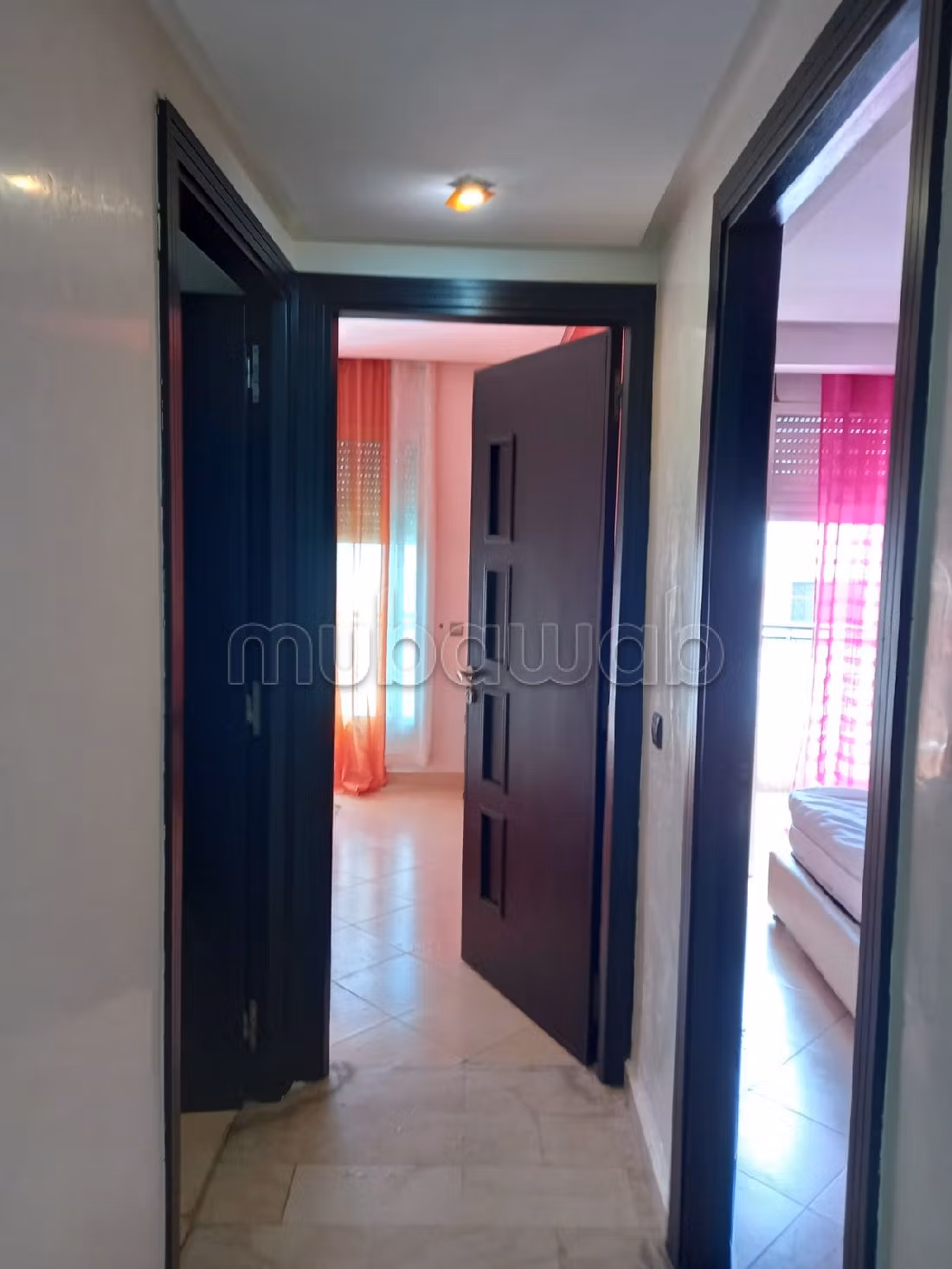 Rent this apartment in Agdal. 4 large rooms. Fully furnished.