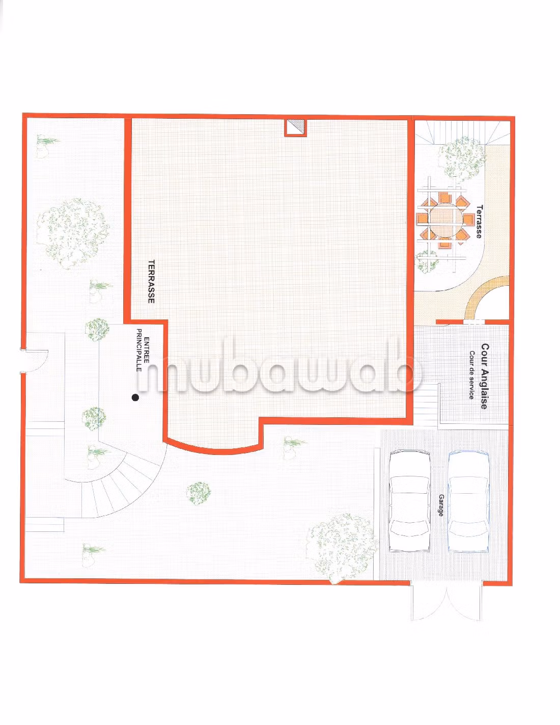 Magnífica villa en venta en Bouskoura Ville. 9 hermosas habitaciones. Jardineras, Gran terraza