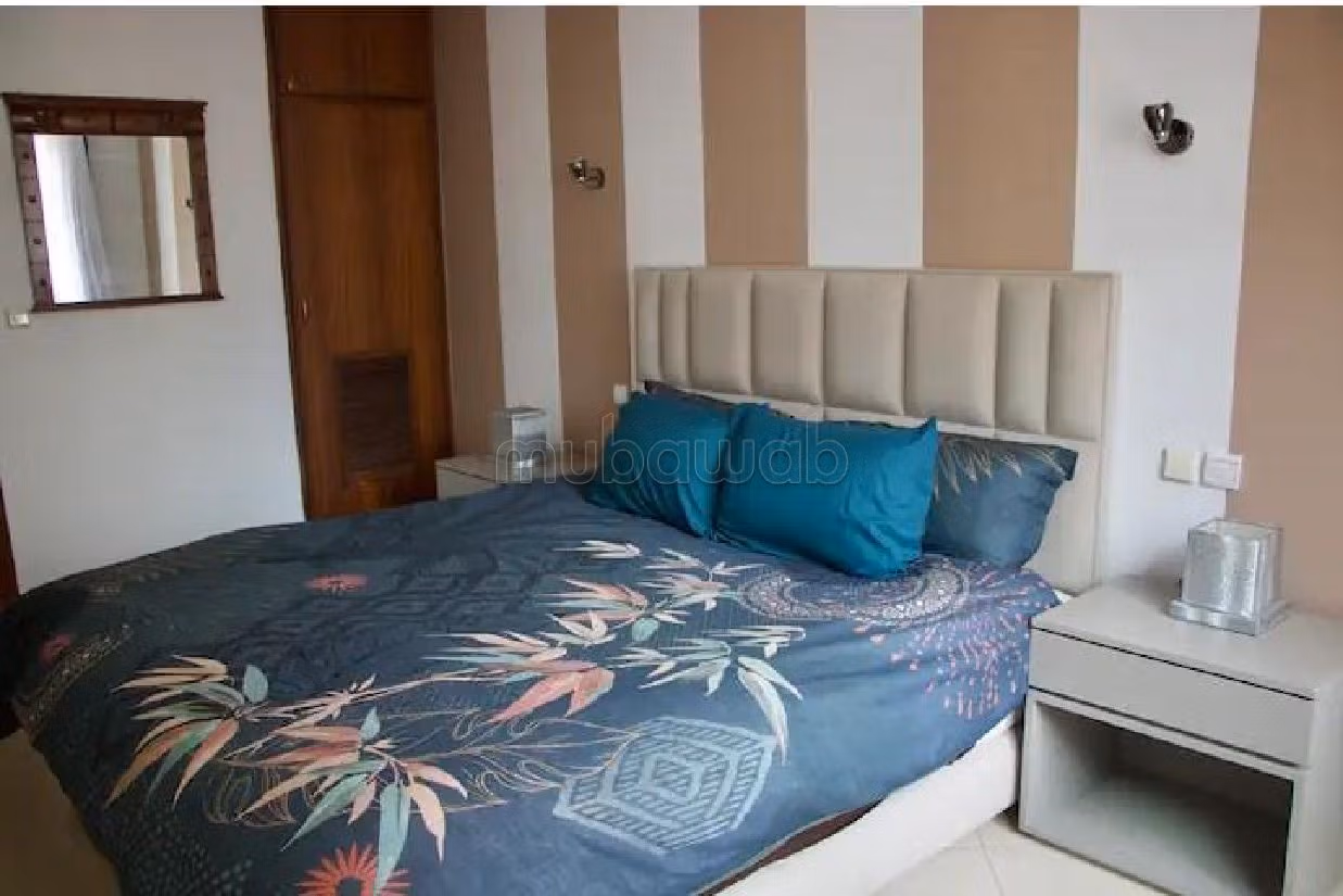 Furnished 6 fooor apartment for rent in hay riyad no vis à vis