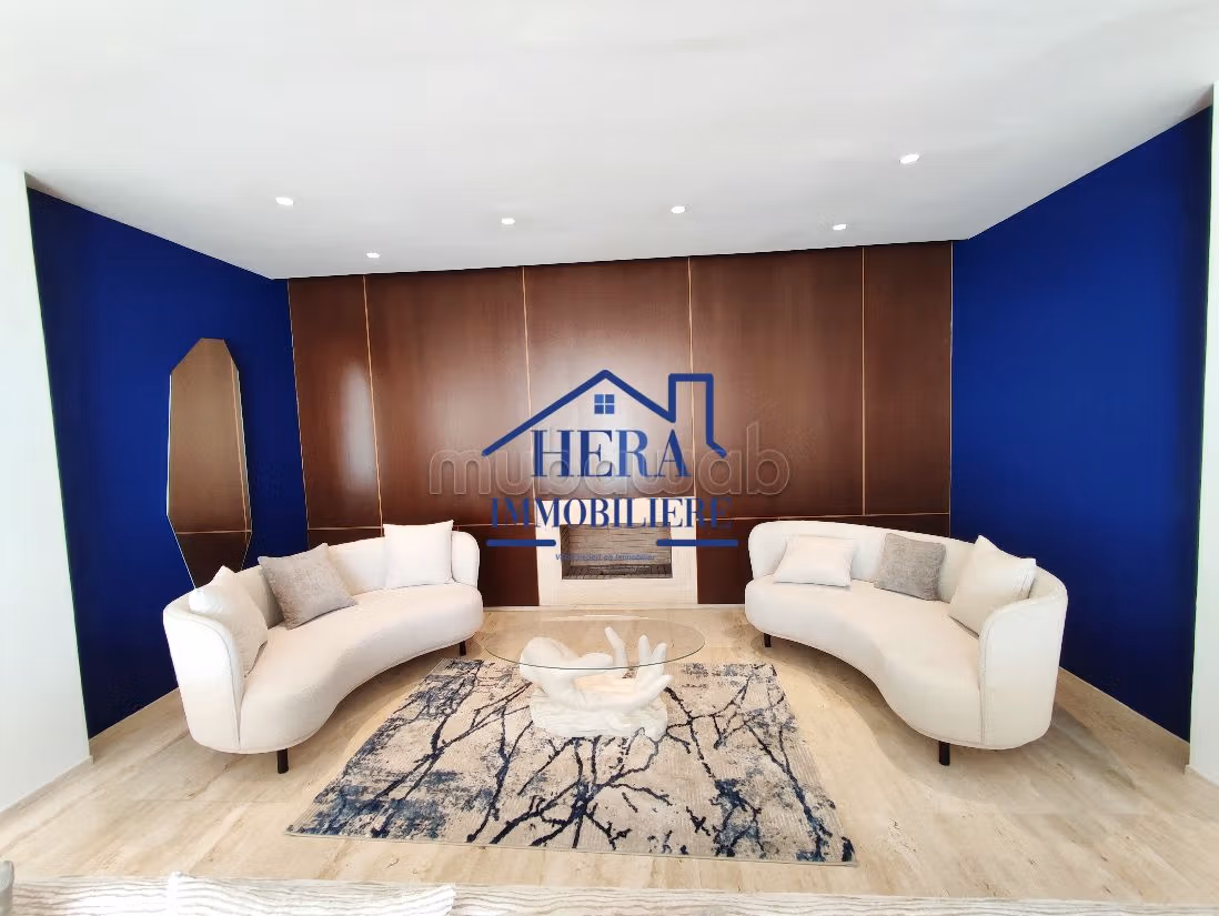 Straordinaria casa di lusso in affitto a Gammarth Supérieur. 7 locali spaziosi. ammobiliato. 