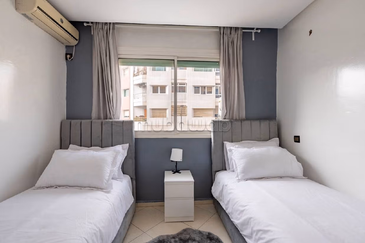 فيلات و منازل فاخرة للكراء ب حي المحيط. المساحة الكلية 85 م². الزجاج المزدوج والتدفئة المركزية