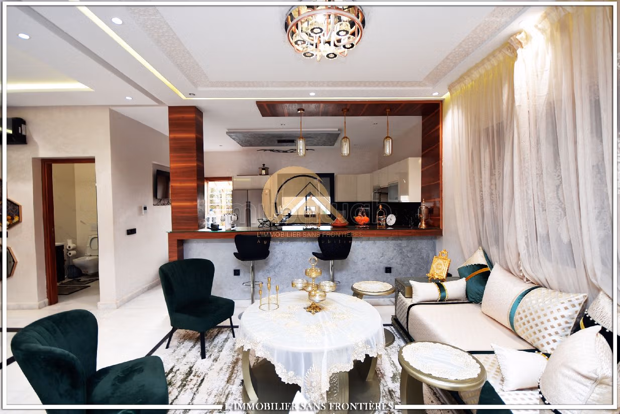 Magnificent villa for sale in Route de l'Ourika. 2 rooms. Well furnished. 