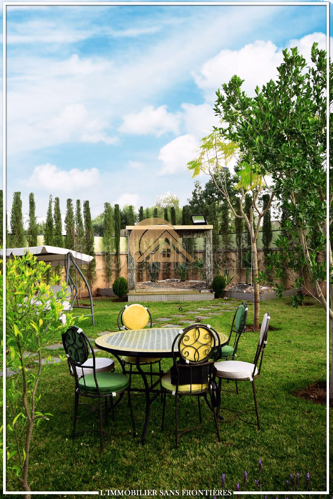 Magnificent villa for sale in Route de l'Ourika. 2 rooms. Well furnished. 