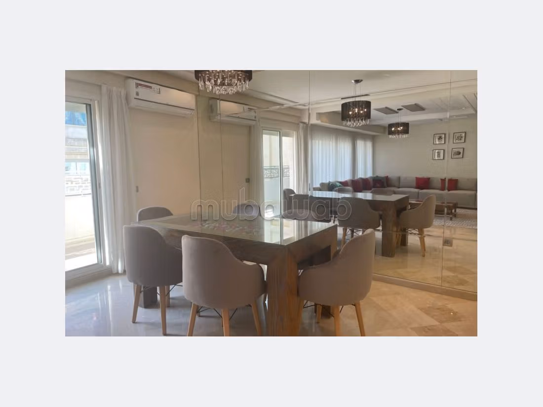 Appartement avec terrasse a louer a tanger centre ville