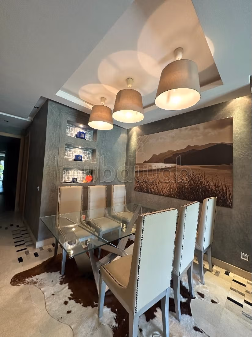 Appart meublé vue golf et piscine à louer Prestigia kech