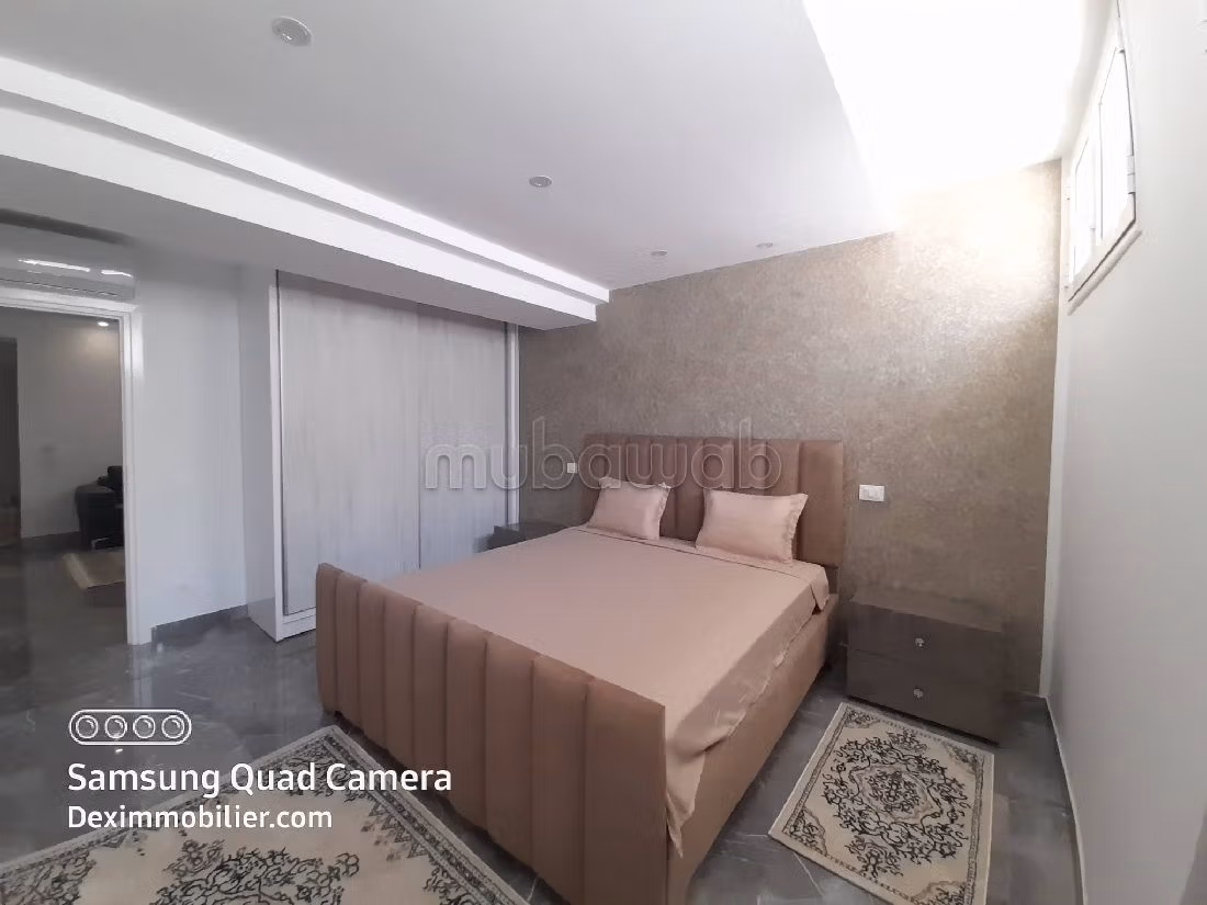 Luxury villas & houses for rent in Hammamet Sud. 6 large rooms. Cellar, Large terrace. 