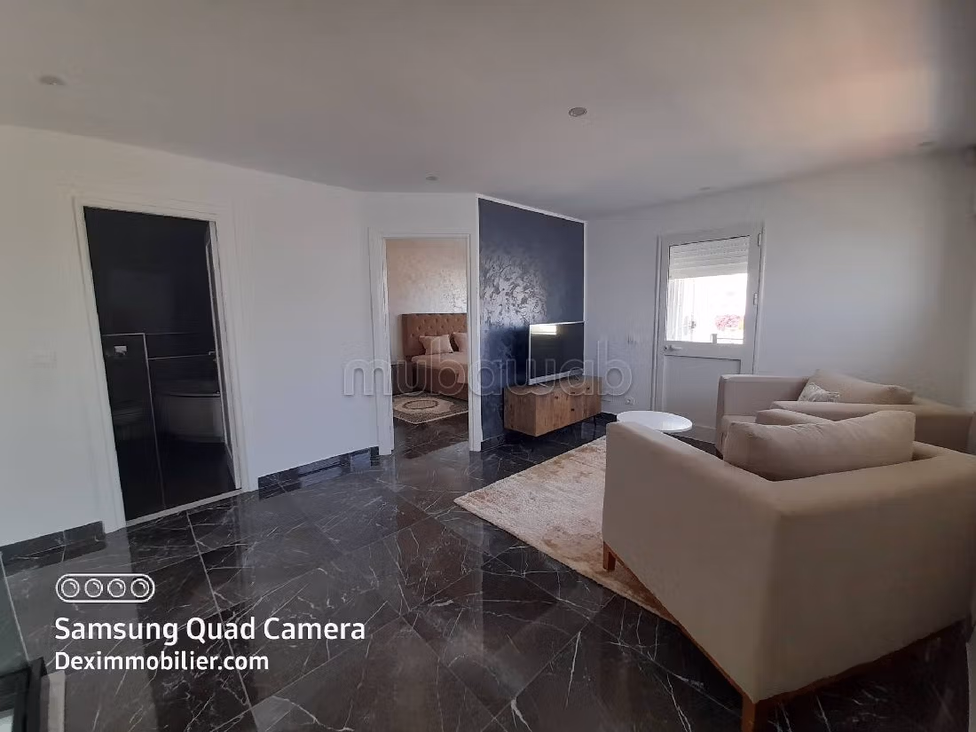 Luxury villas & houses for rent in Hammamet Sud. 6 large rooms. Cellar, Large terrace. 