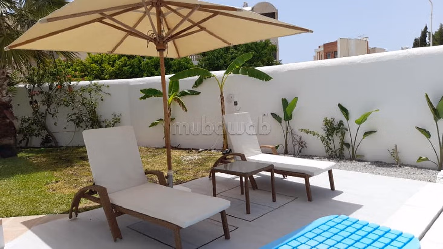 Luxury villas & houses for rent in Yasmine Hammamet. Large area 500 m². Double glazing, Robust door