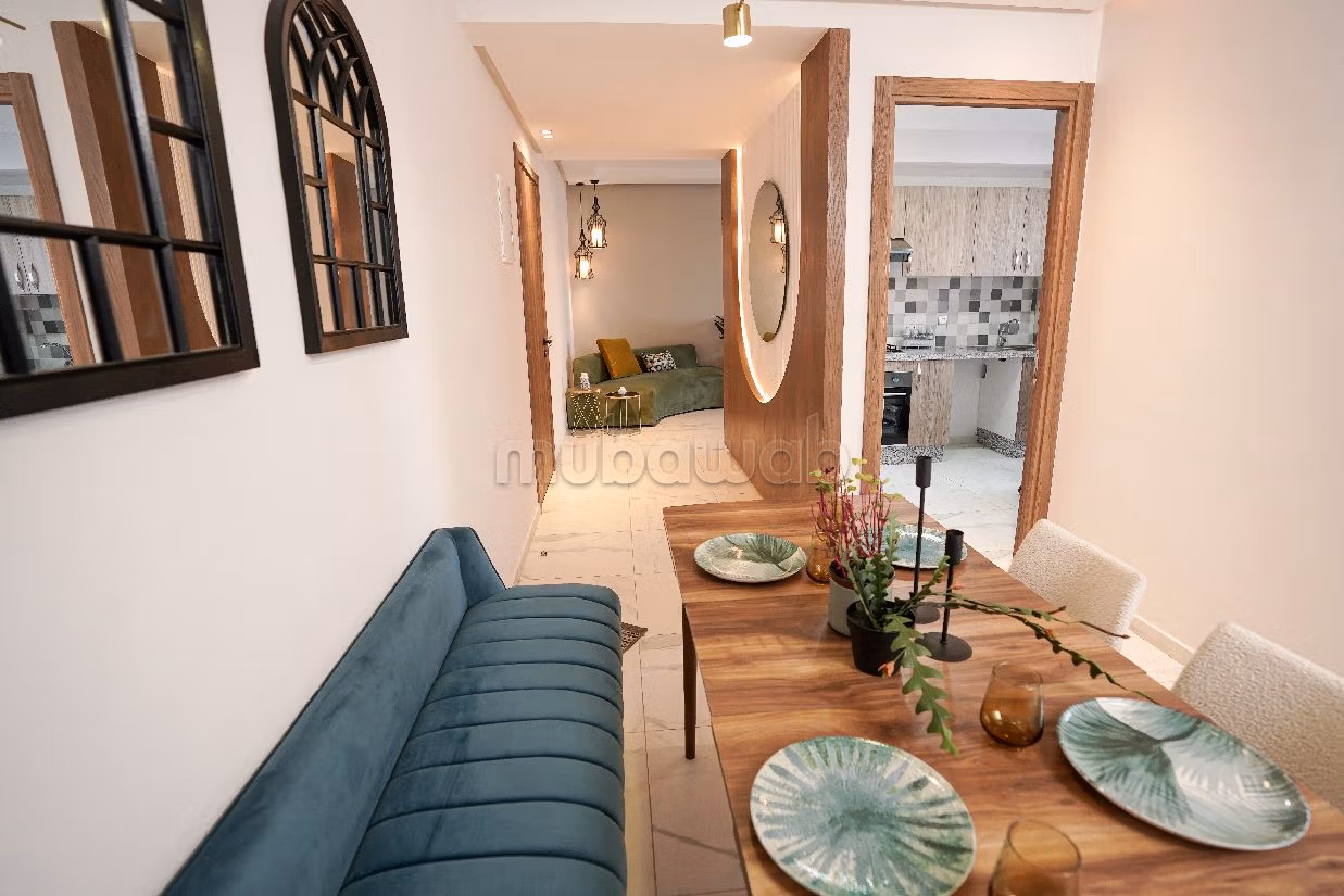 شقة جميلة للبيع بعين السبع. المساحة الكلية 82 م². 