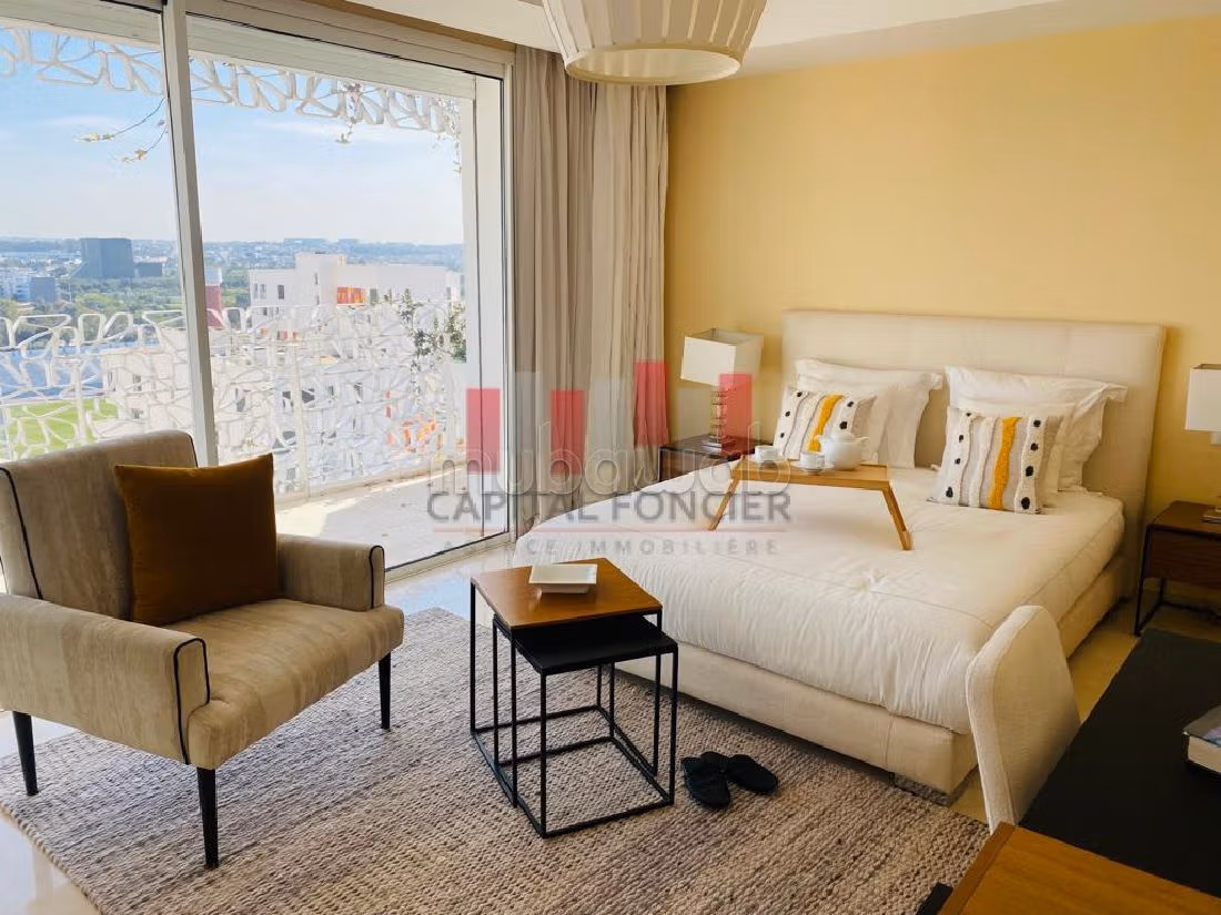 Affitta il tuo appartamento a Casablanca Finance City. 5 ampi locali. Ammobiliato