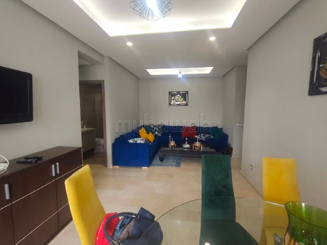 Furnished apartment 80m² Bouskoura 7500 Dh