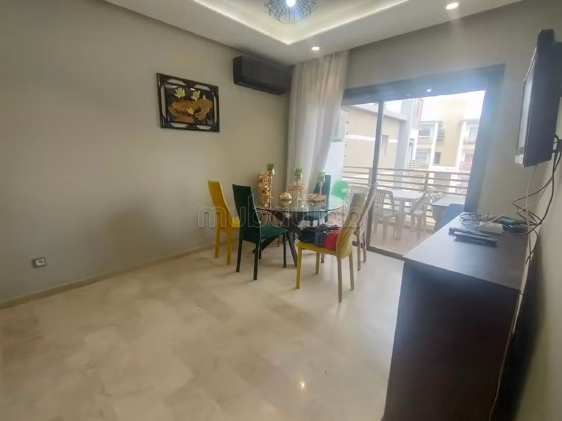 Furnished apartment 80m² Bouskoura 7500 Dh