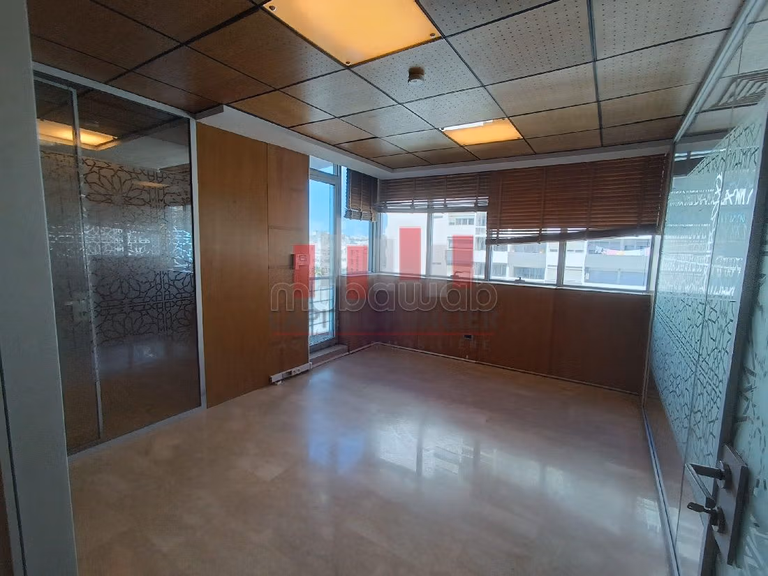 Plateau bureau premium de 90m2 à la location bir anzarane