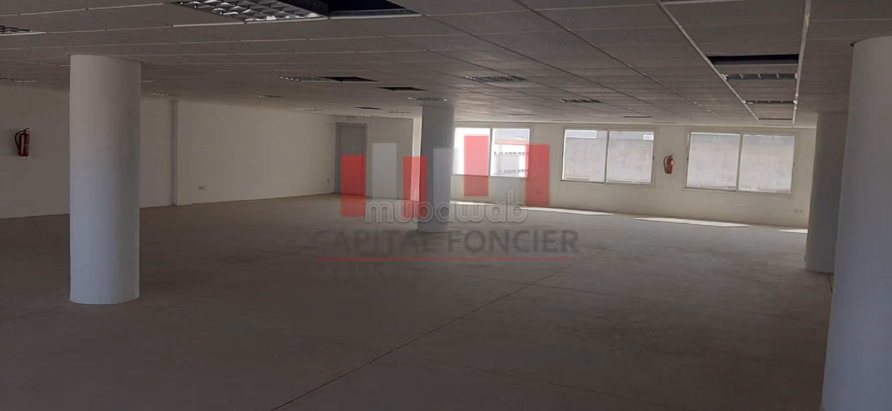 Exclusivité Unité industrielle de 2440 m2 de surface exploitable a la location dans la zone industrielle de bouskoura oulad saleh