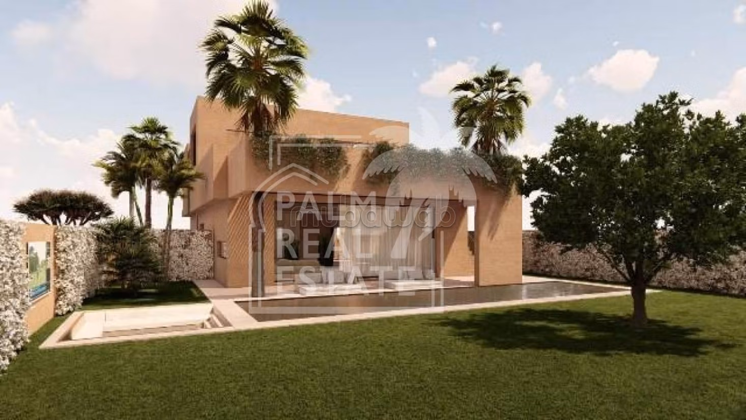 Villa isolée moderne grand luxe sur la route damzmiz