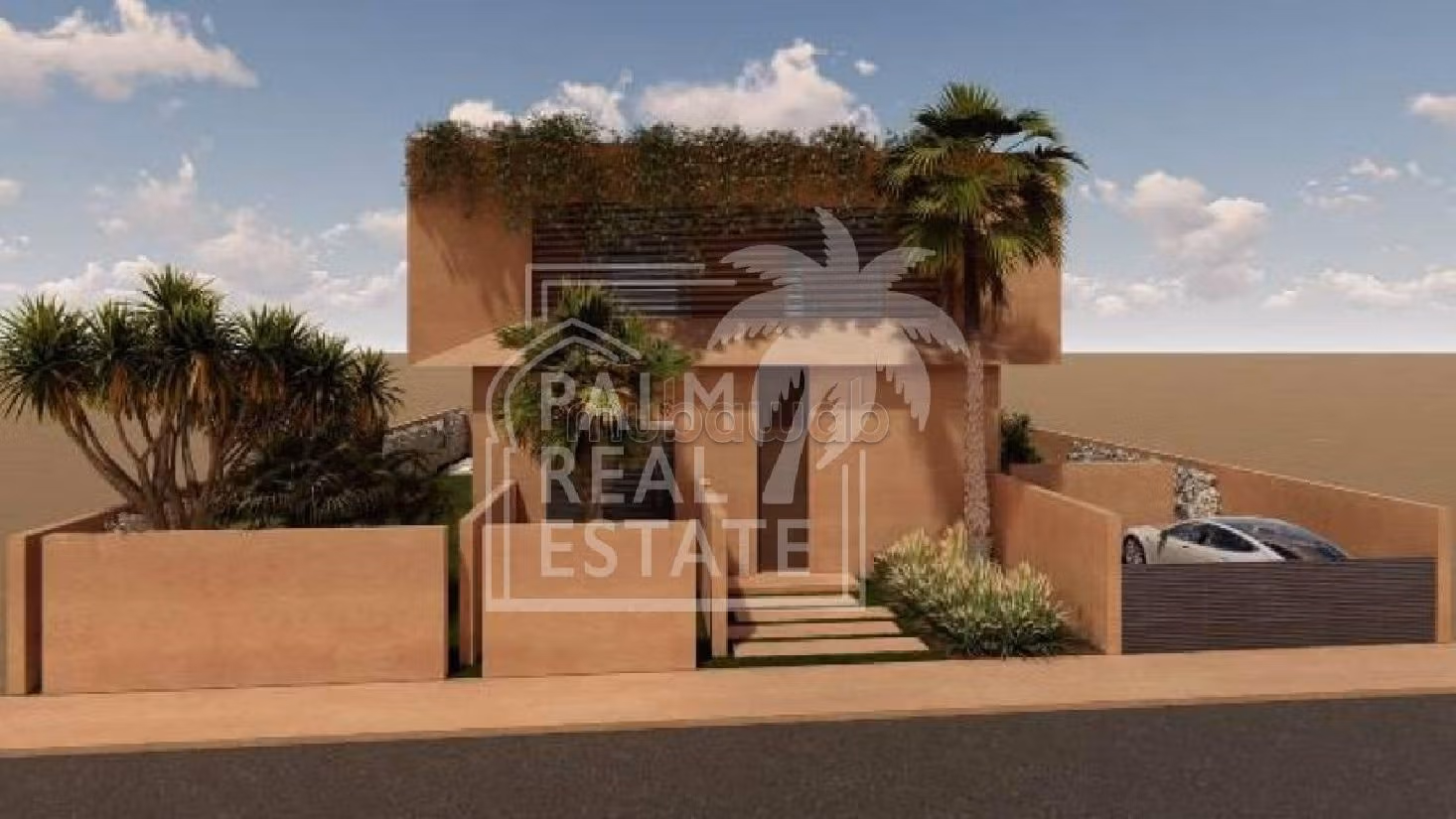 Luxury Villa for sale in Route Amizmiz. 6 comfortable rooms. All comforts with swimming pool and fireplace