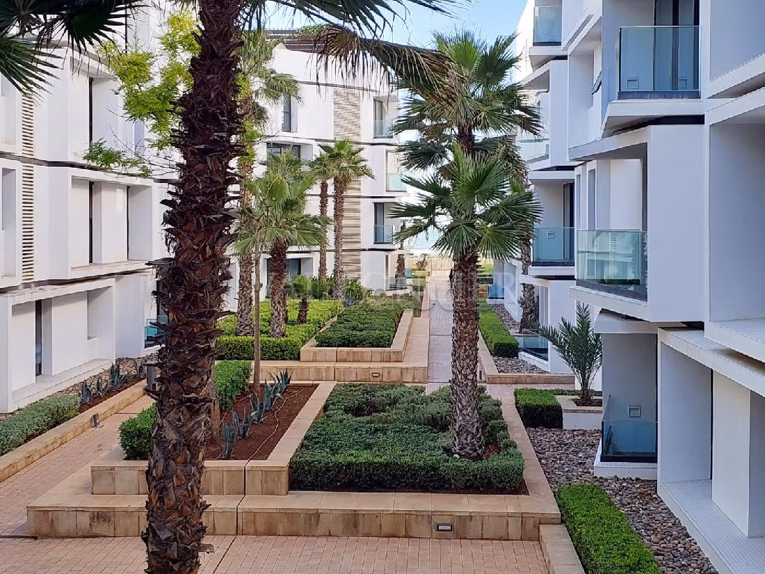 Location magnifique studio spacieux avec vue mer Ain Diab, Casablanca