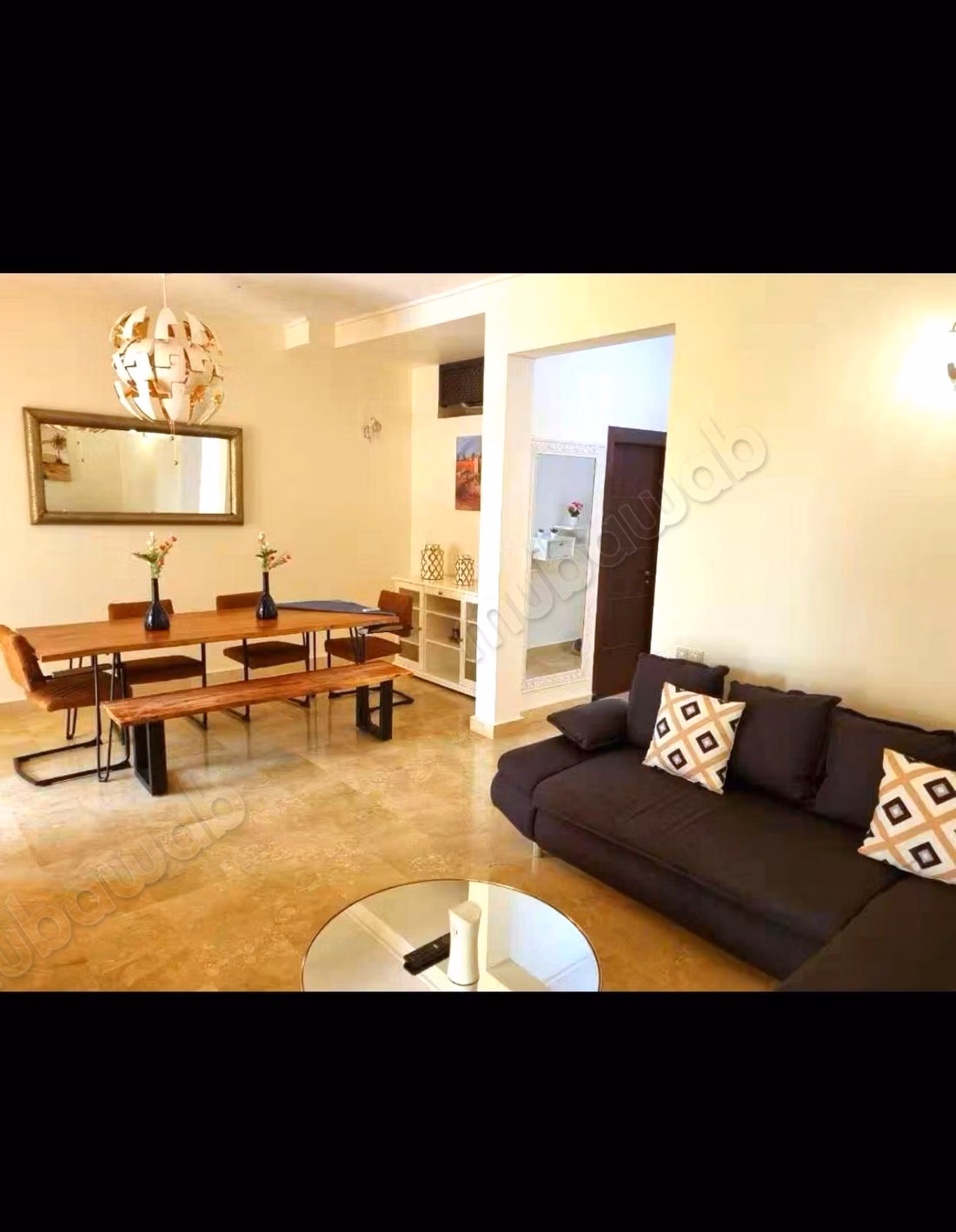 Small furnished villa front golf with pool