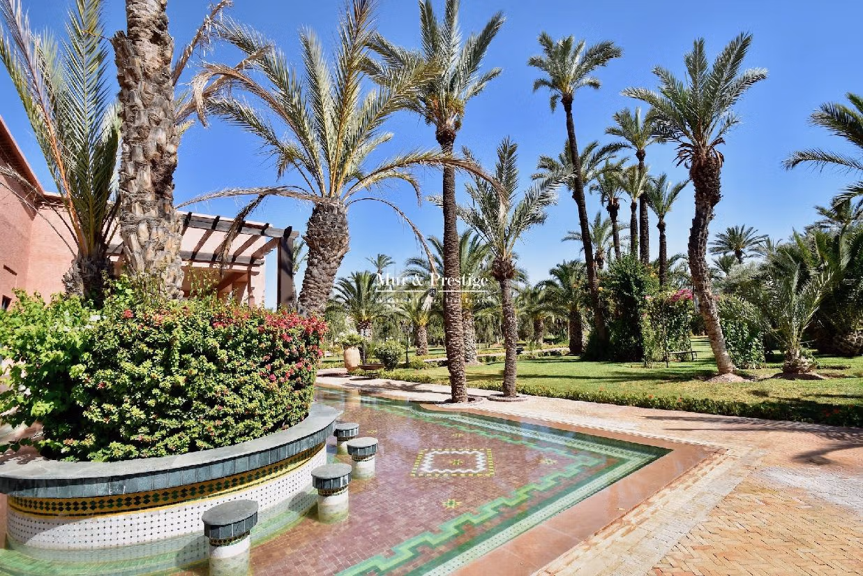 Agence Immobilière Marrakech Palais à la vente à la Palmeraie de Marrakech