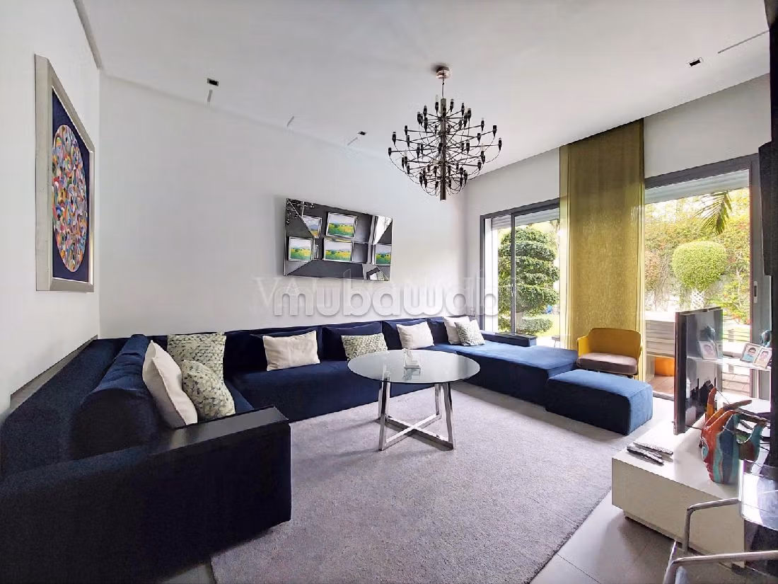 Location splendide villa meublée moderne avec rooftop et vue mer Ain Diab, Casablanca