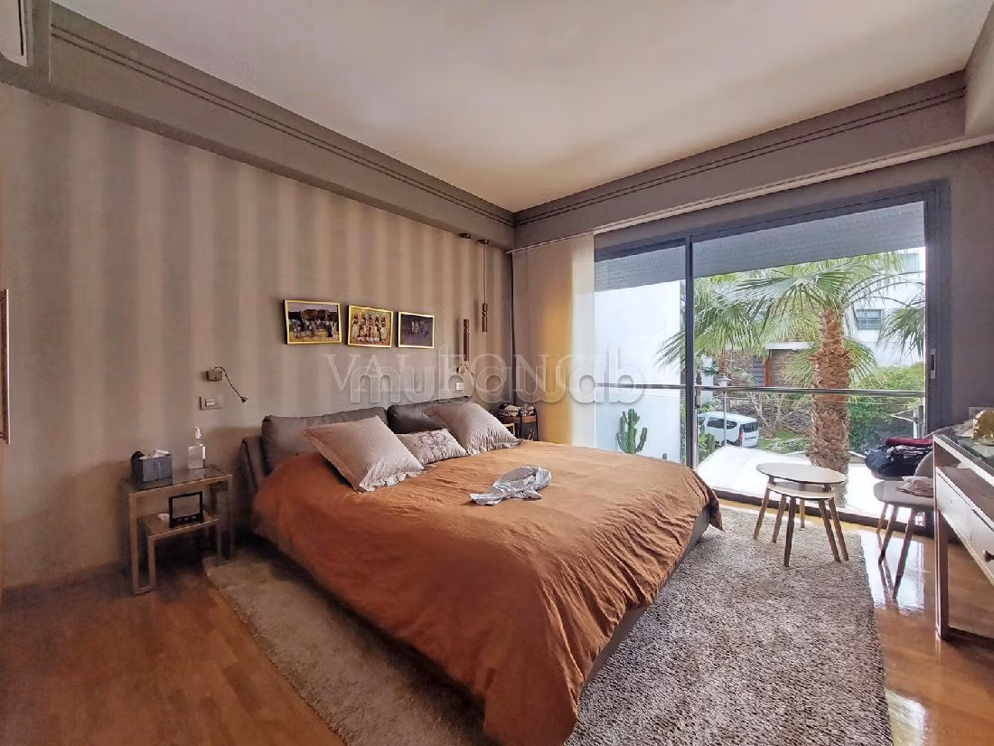 Location splendide villa meublée moderne avec rooftop et vue mer Ain Diab, Casablanca