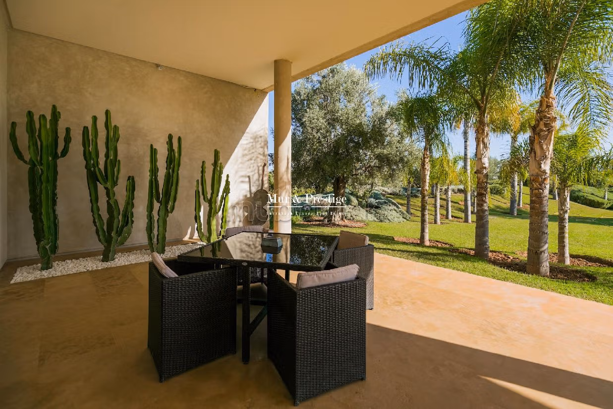 فيلا ممتازة للبيع بمراكش. 6 قطع رائعة. الراحة مع مكيف الهواء و مدفأة