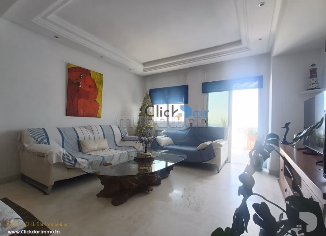 Appartement S1 vue de mer et pied dans l'eau Hammamet