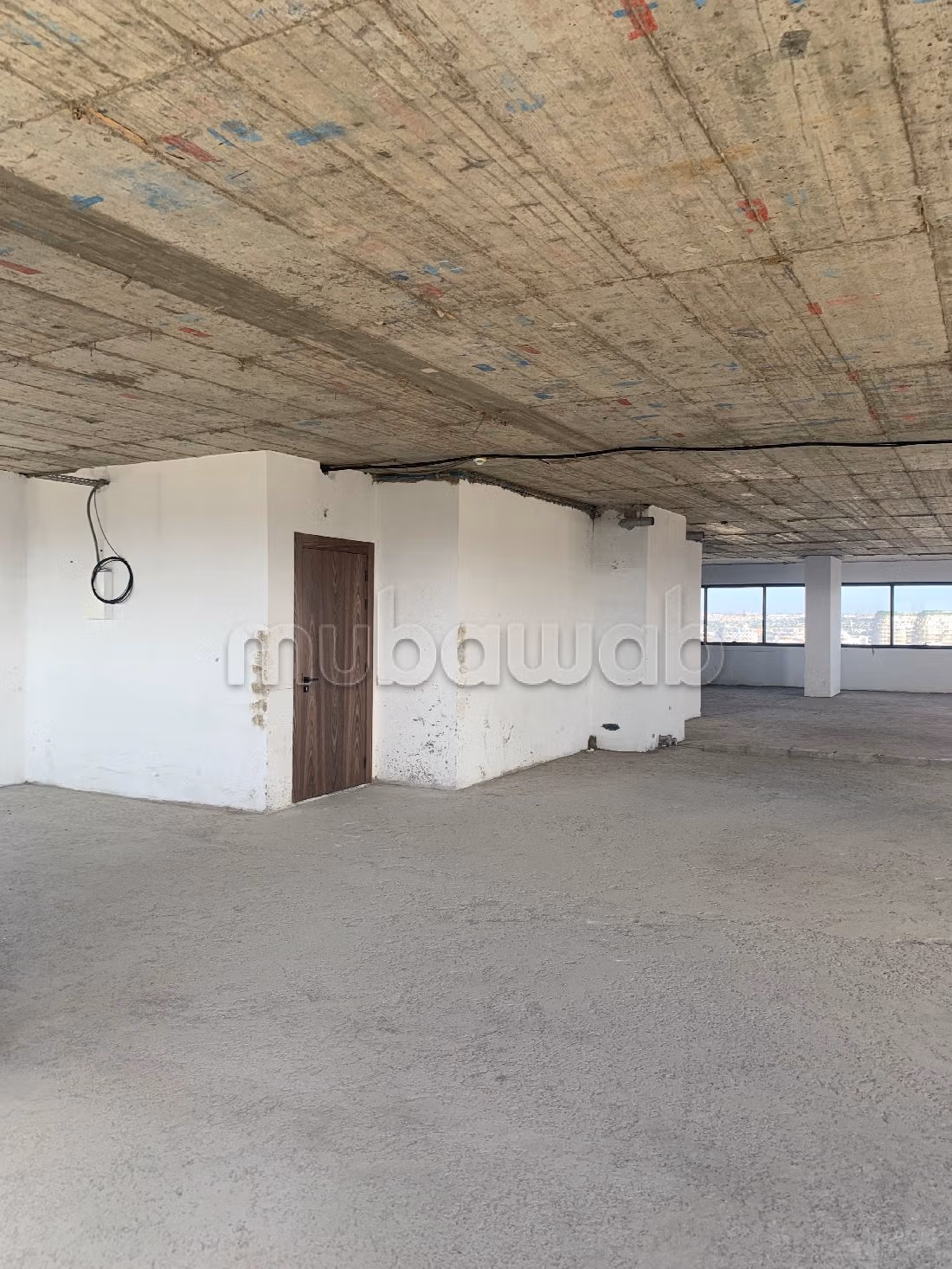Oficinas en alquiler en Casablanca Finance City. Gran superficie 600 m². Puerta blindada y residencia segura.