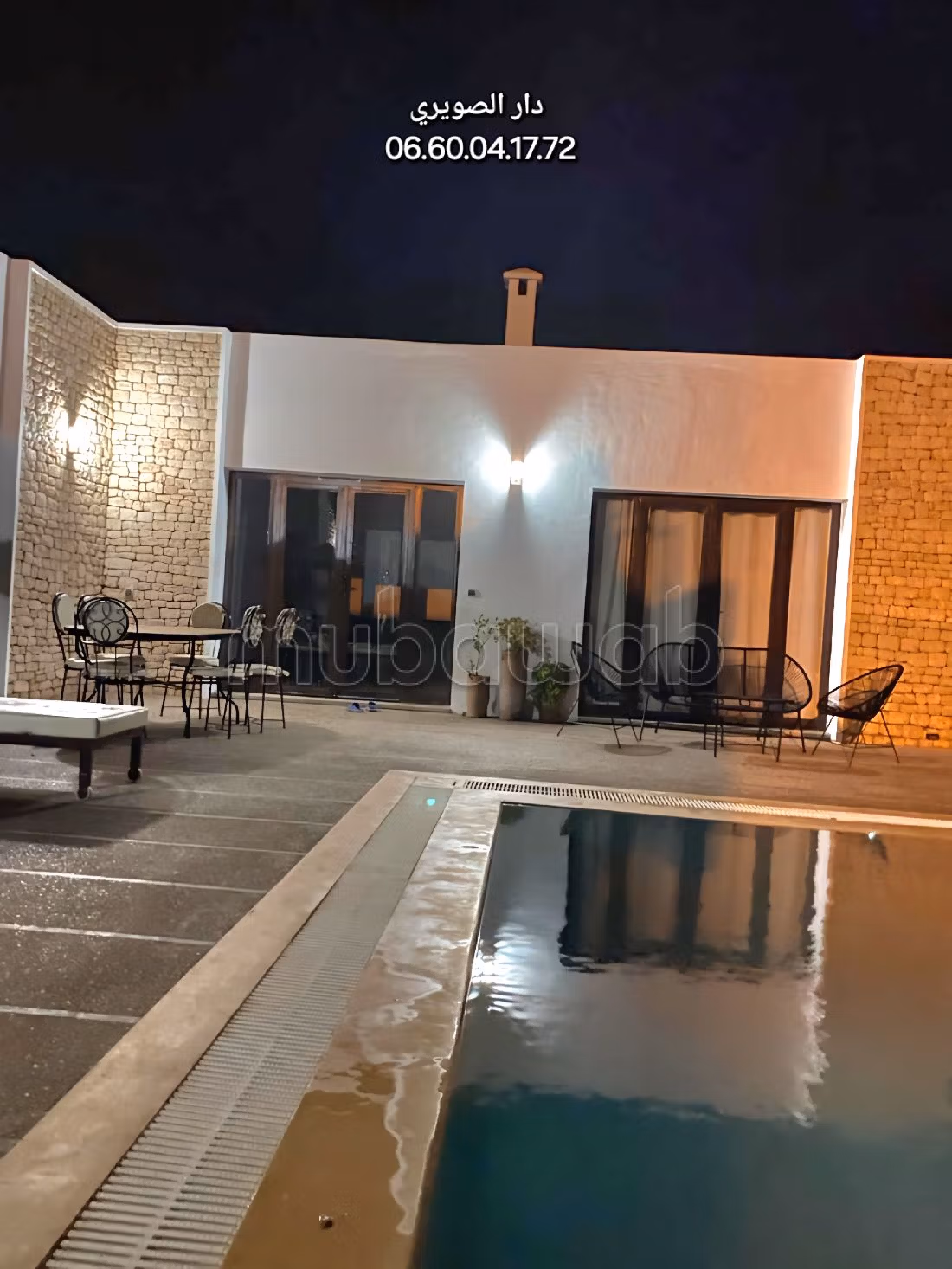 Location saisonnière villa de luxe à Essaouira El Jadida. 2 pièces. Places de parking et terrasse