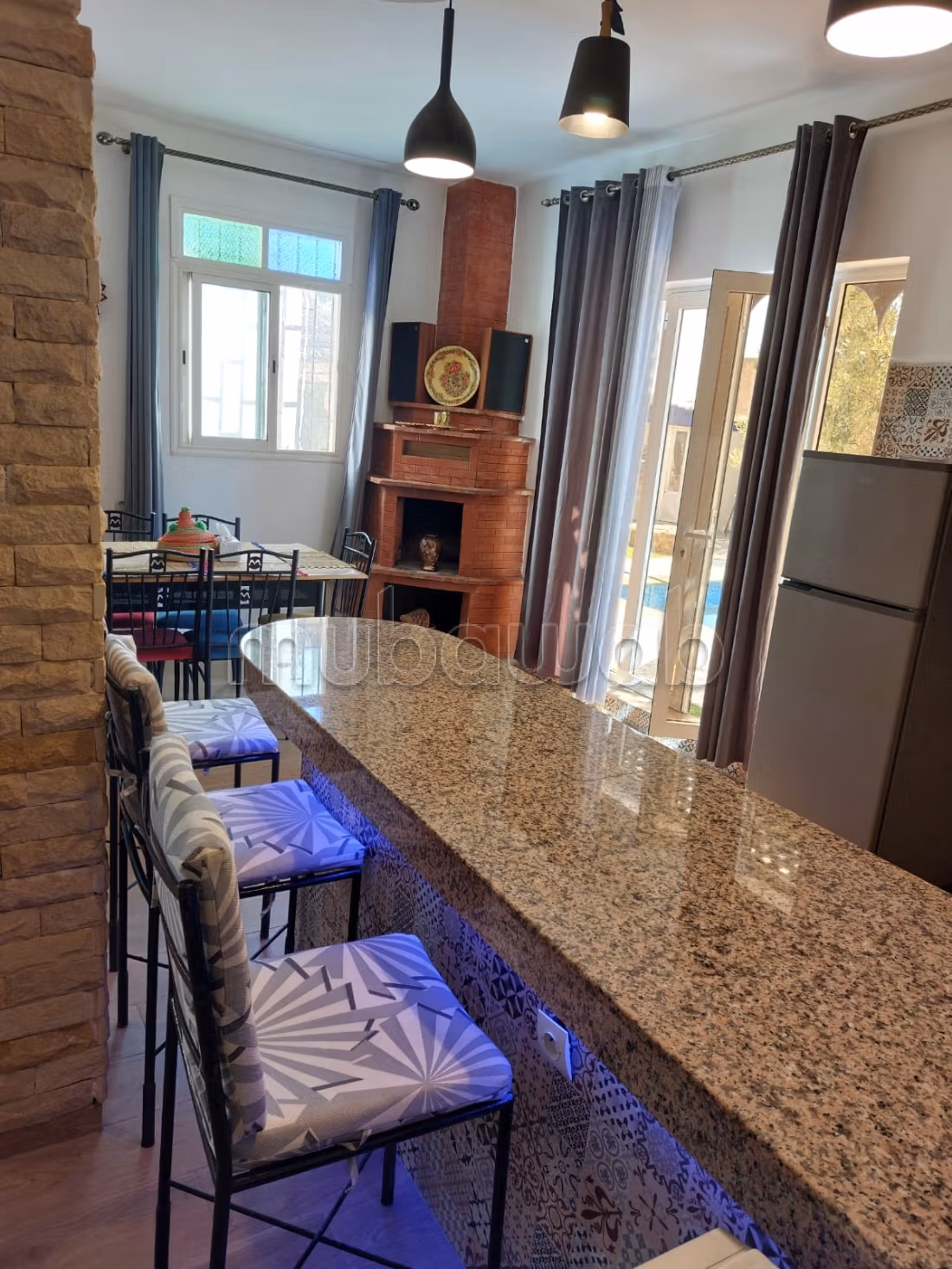 Location saisonnière villa de luxe à Essaouira El Jadida. 2 pièces. Places de parking et terrasse
