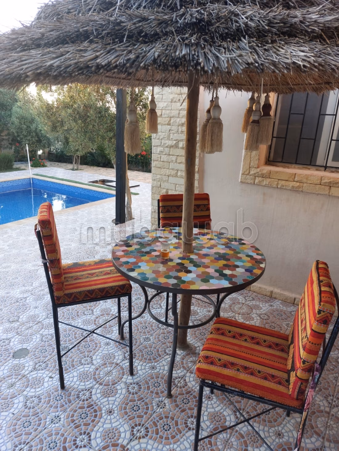 Location saisonnière villa de luxe à Essaouira El Jadida. 2 pièces. Places de parking et terrasse