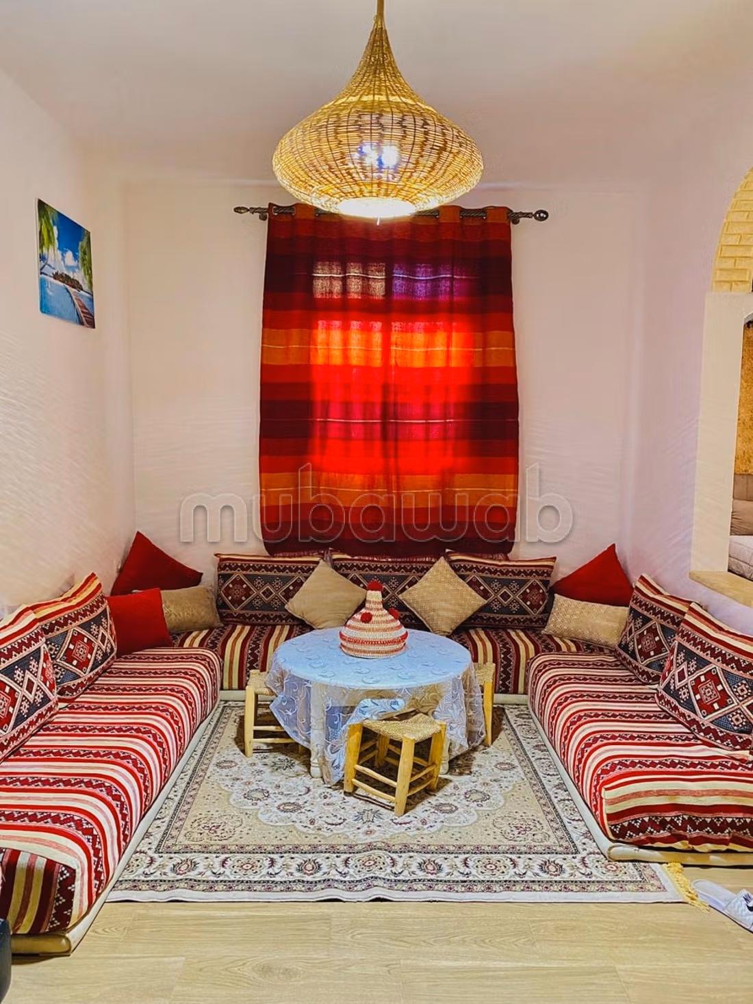 Location saisonnière villa de luxe à Essaouira El Jadida. 2 pièces. Places de parking et terrasse