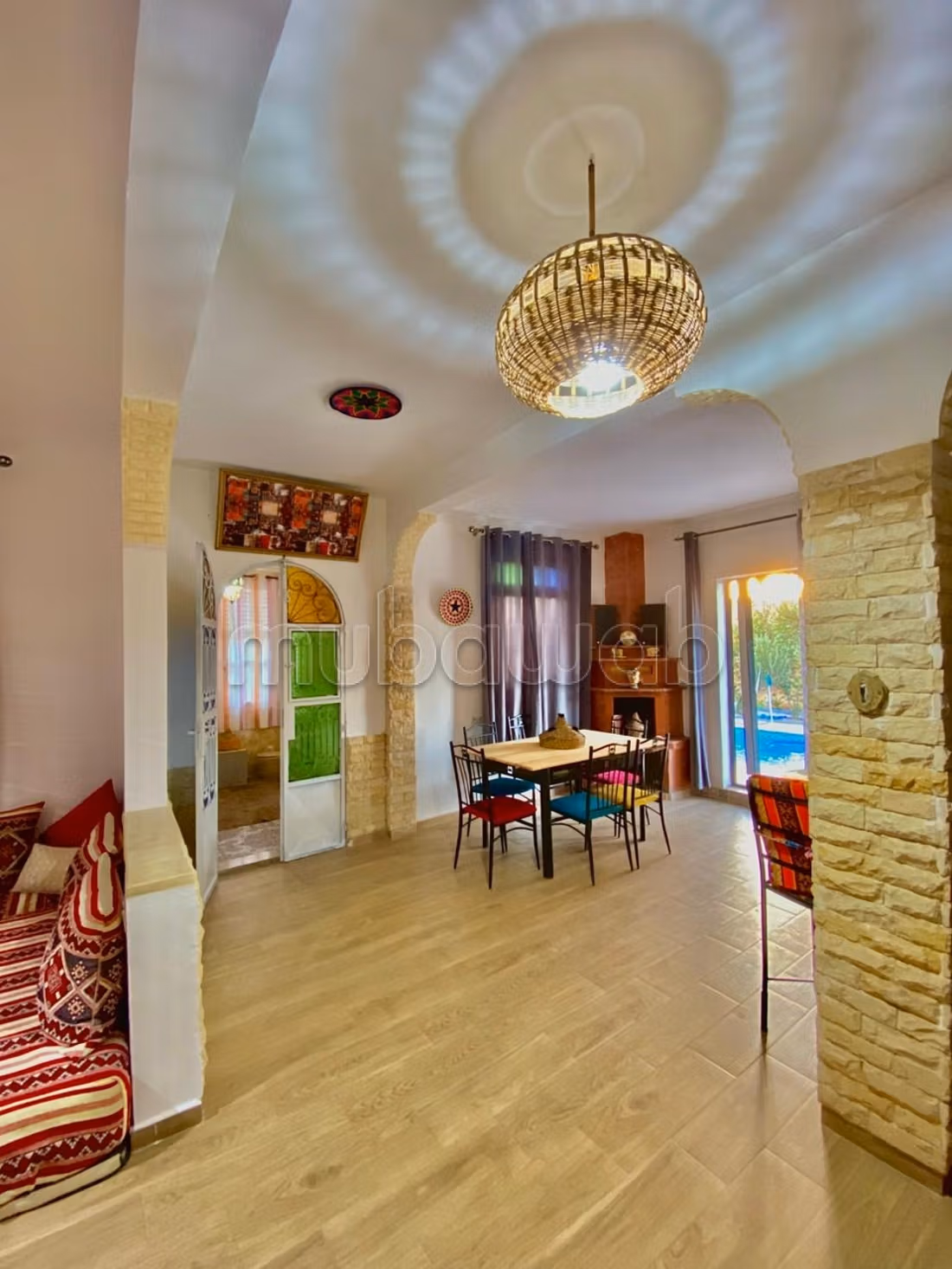 Location saisonnière villa de luxe à Essaouira El Jadida. 2 pièces. Places de parking et terrasse