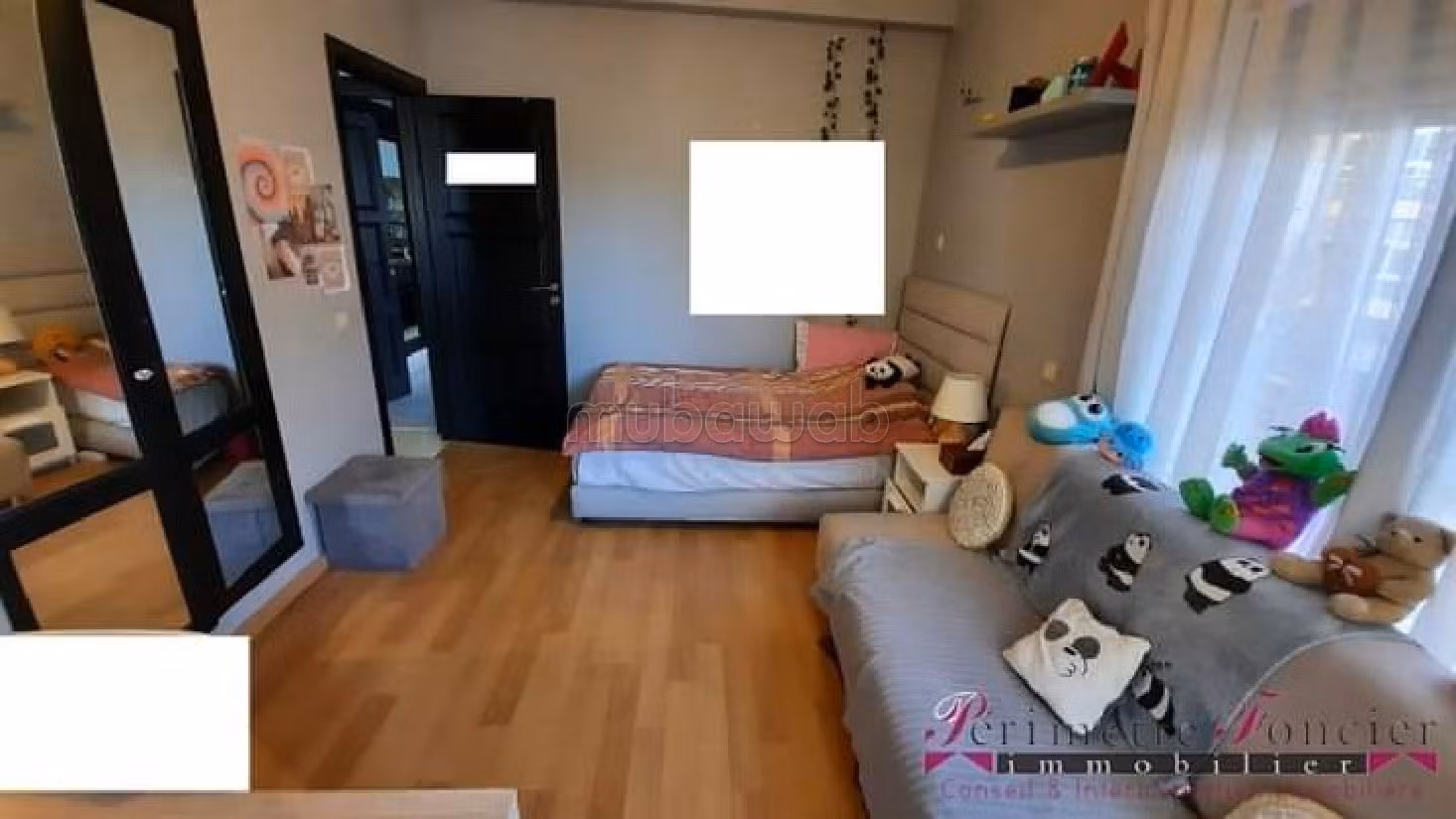 شقة جميلة للبيع بحي كاليفورنيا. 7 قطع. صالون مغربي تقليدي ، إقامة آمنة. 